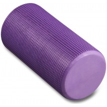 Ролик массажный для йоги INDIGO Foam roll IN045 30*15 см Фиолетовый